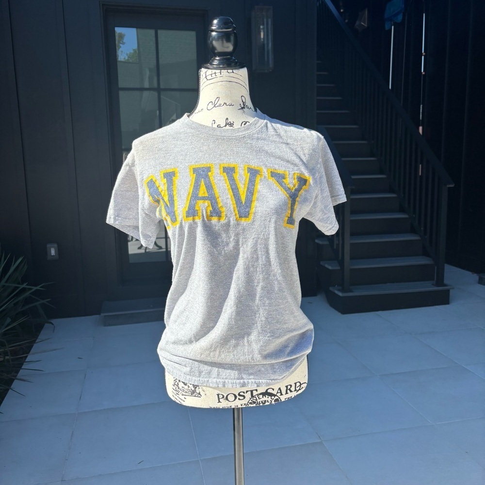 Vintage 1990’s Y2K Navy tee - size Small